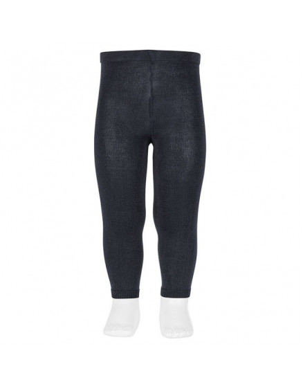 Plain Stitch Leggings Navy Blue 480