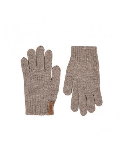 Merino wool gloves Sand 910