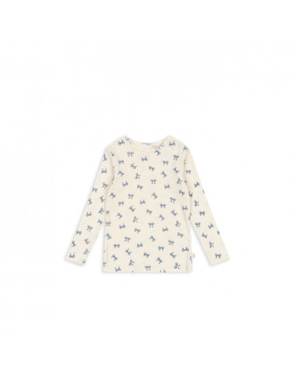 Minnie Pyjamas Blouse Bow Bleu