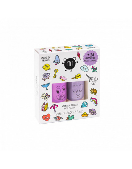 2 x Kids nail Polish Marshi Piglou