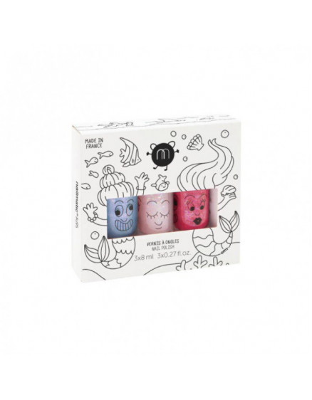 3 x Set of nail polishes Merlin Polly Sissi