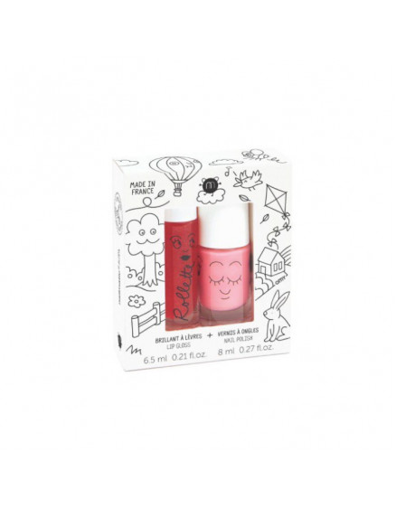 Holidays Kids' Makeup Set - Nail Polish and Lip Gloss