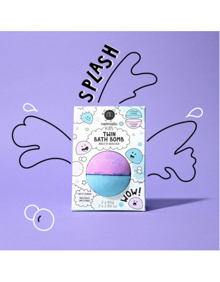Blue + Purple Kids Bath Bombs 702