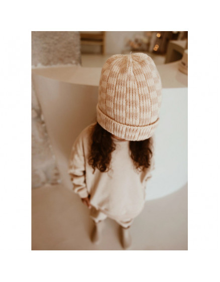 Squares Bennies Ivory Hat 2