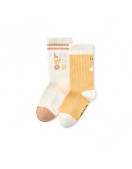 2 x Annette Socks Apricot