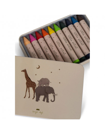 Воскові крейди х10 Safari