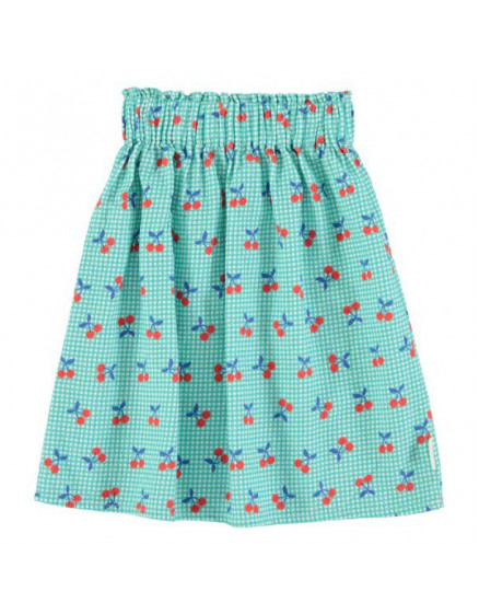 Спідниця Long Turquoise & white