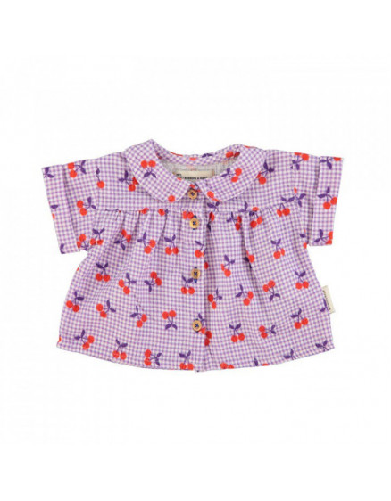 Блуза Peter Pan Collar Purple