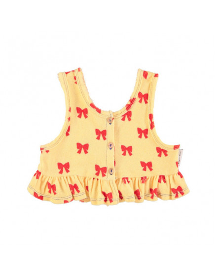 Топ Yellow with red