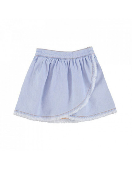 Short Skirt Light Blue Denim