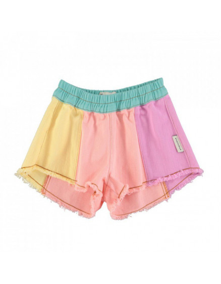 Shorts with Fringes Multicolour