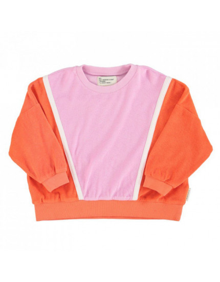Sweatshirt Orange & lavender