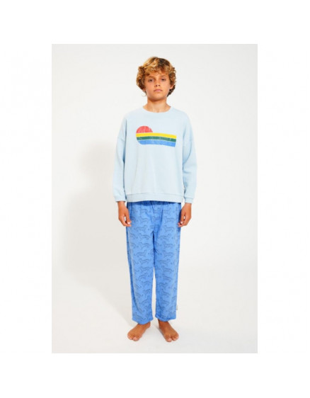 Sweatshirt Light Blue Multicolor 2
