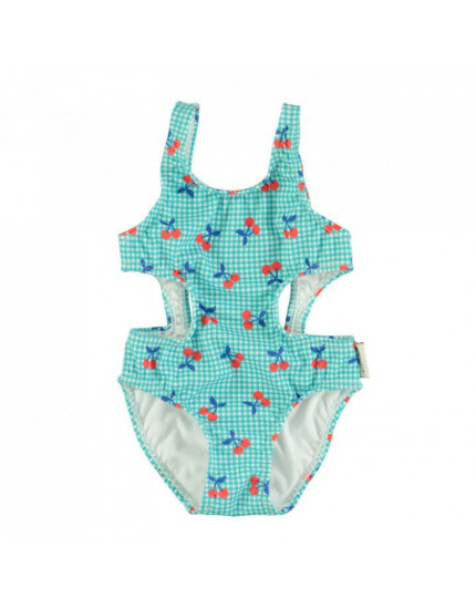 Trikini Turquoise & White