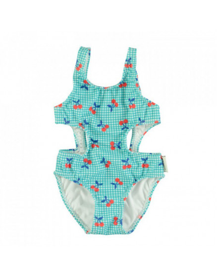 Trikini Turquoise & White