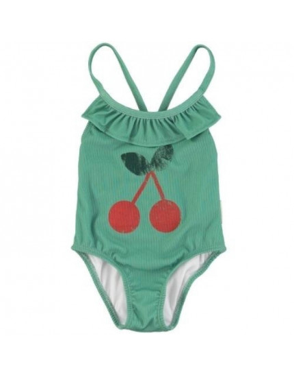 Swimsuit With Ruffles Green