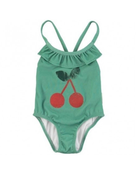 Swimsuit With Ruffles Green