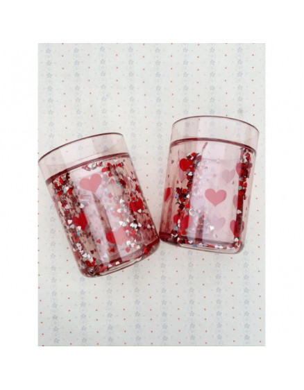 Склянки Glitter Heart 3