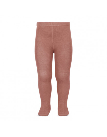 Plain stitch basic tights Terracota 126