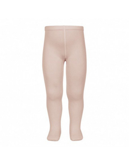 Plain stitch basic tights Old Rose 544