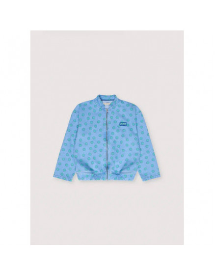 Smiley Denim Bomber