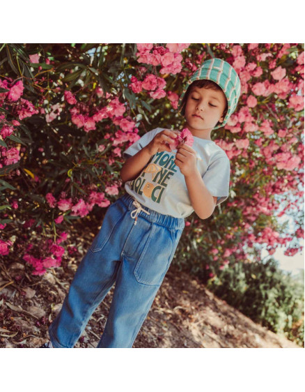 Borshan Stone Blue Pants 3