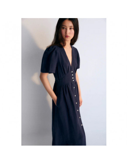 Hera Women Long Dress Navy 2