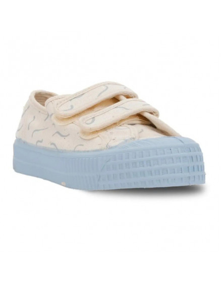 Novesta Beige/Blue Sneakers 3