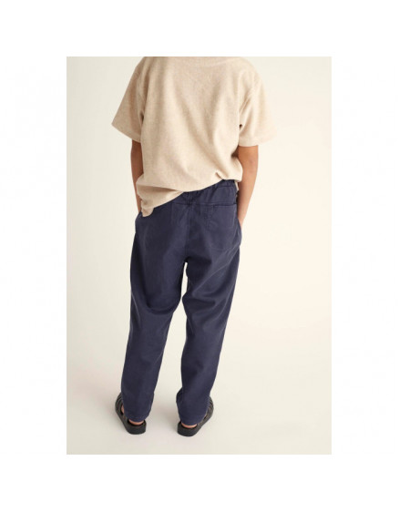 Fabio Navy Twill Pants 2