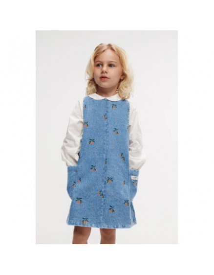 Сукня Angelica Printe Denim Peach 2