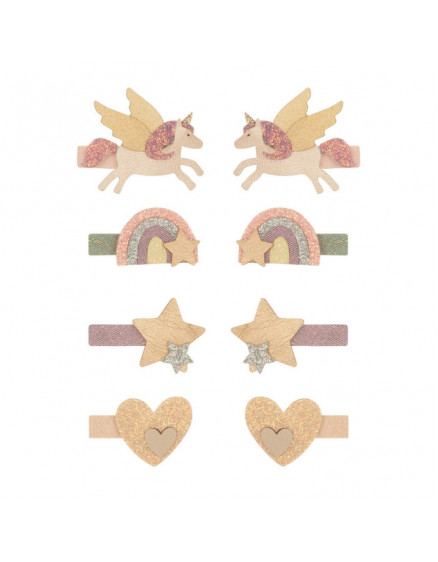 8 х Flying Unicorn Mini Clips