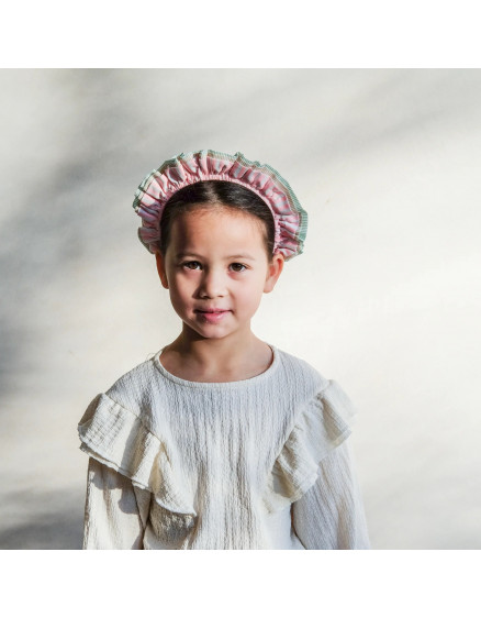 Stripe Ruffle Alice Band 3