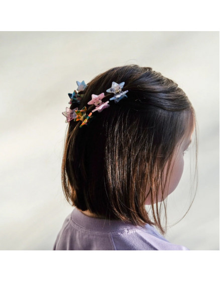 6 x Mini Star Claw Clips 3