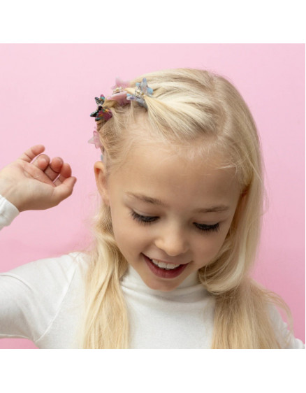 6 x Mini Star Claw Clips 2