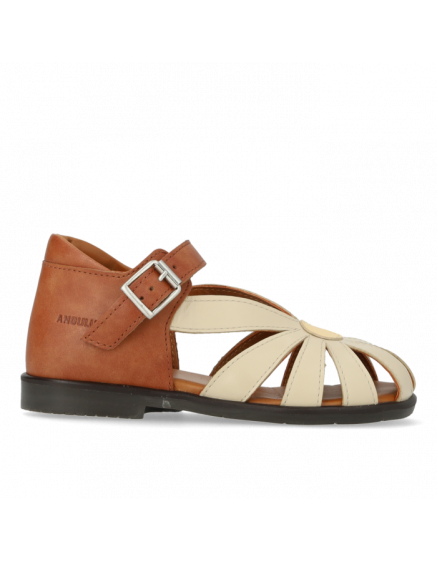 Flower Buckle Sandal Buttermilk 6