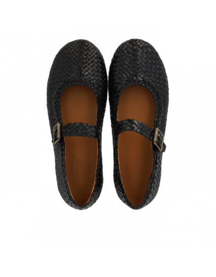 Туфлі Braided Ballerina Black 2