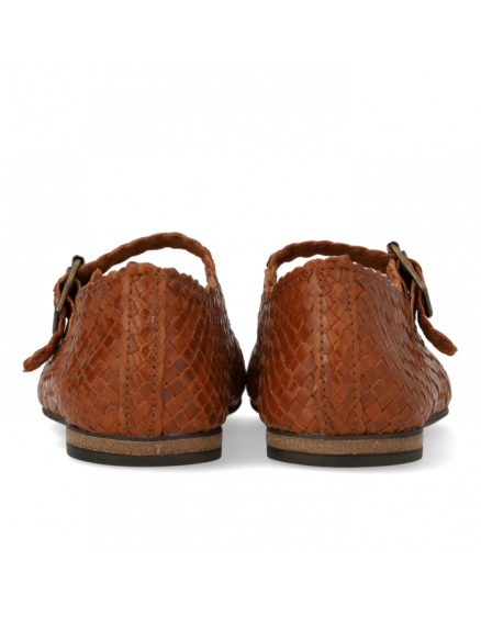 Туфлі Braided Ballerina Tan 3