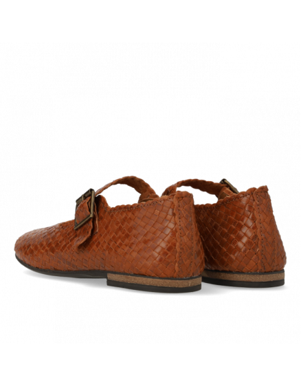 Туфлі Braided Ballerina Tan 4