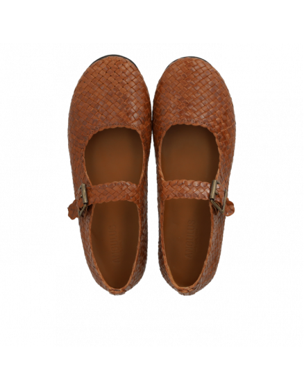 Туфлі Braided Ballerina Tan 6