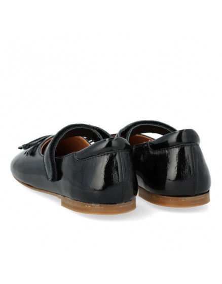 Ballerina with Bow & Velcro Black 4