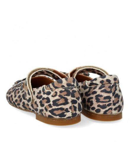 Туфлі Ballerina with Bow & Velcro Leopard 4