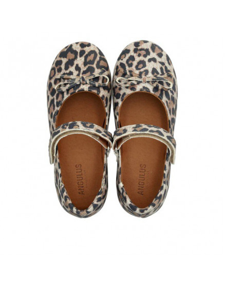 Туфлі Ballerina with Bow & Velcro Leopard 5