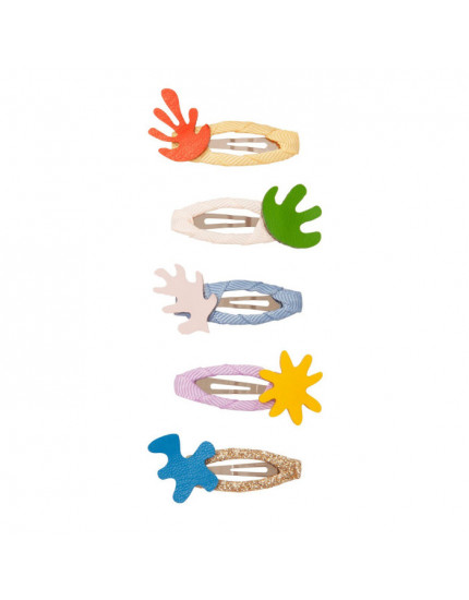 5 х Abstract Shape Mini Clic Clacs