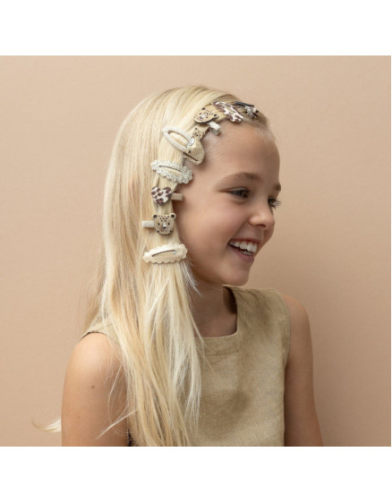 4 х Заколки Larry Leopard Clic Clacs 2