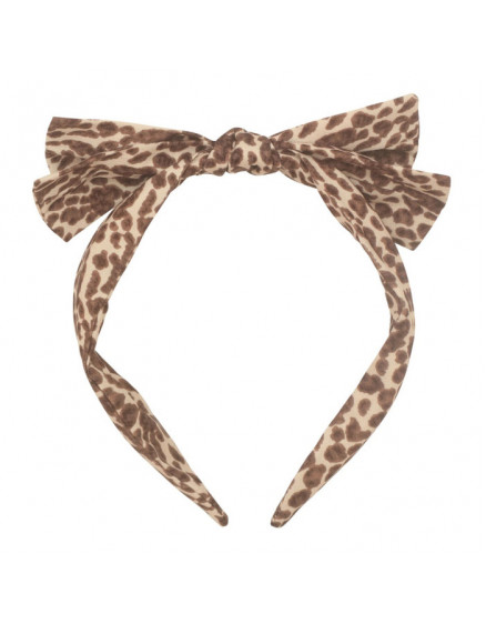 Leopard Edie Bow Alice Band