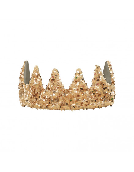 Sequin Crown Gold