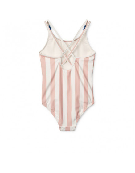 Suna Stripe Swimsuit Sorbet Rose 2