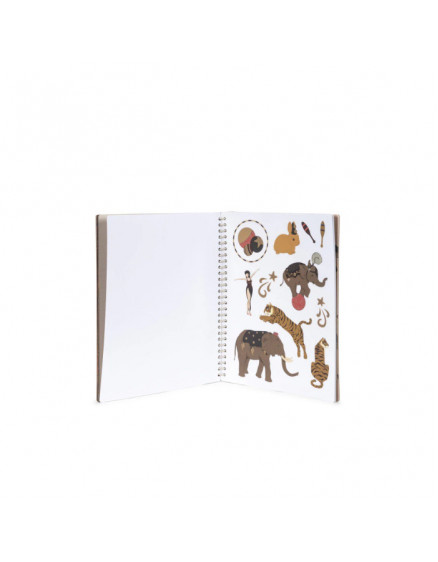 Книга з наліпками Circus 4