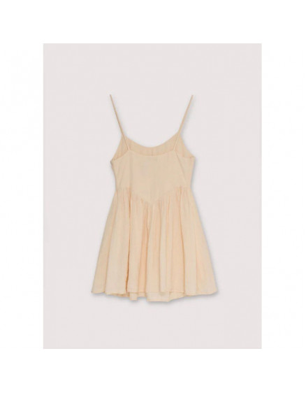 Hera Woman Short Dress Macadamia 2