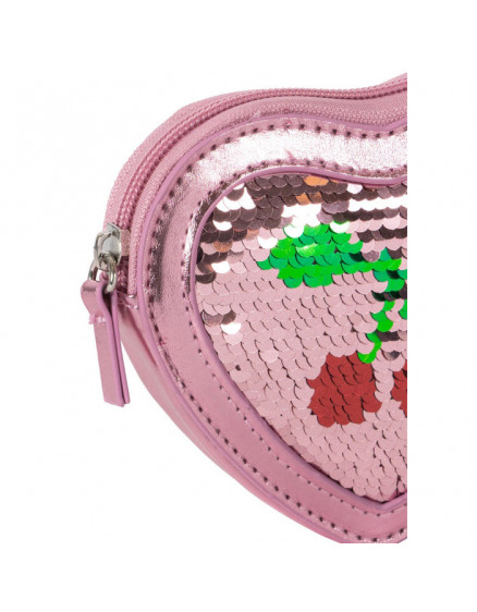 Sequin Tut Heart Rose Wallet 2